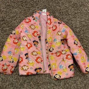 Disney princess puffer jacket